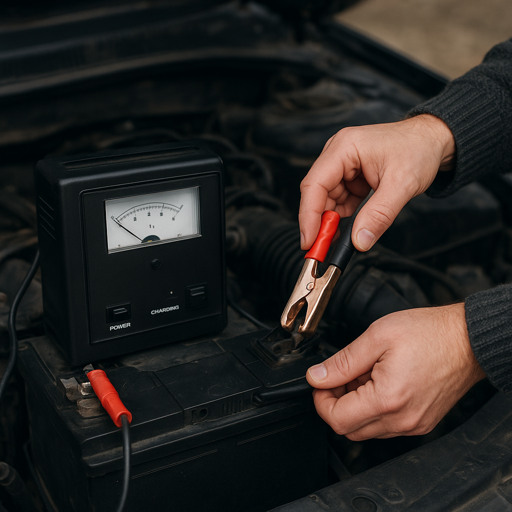 Jak sprawdzić stan akumulatora prostownikiem